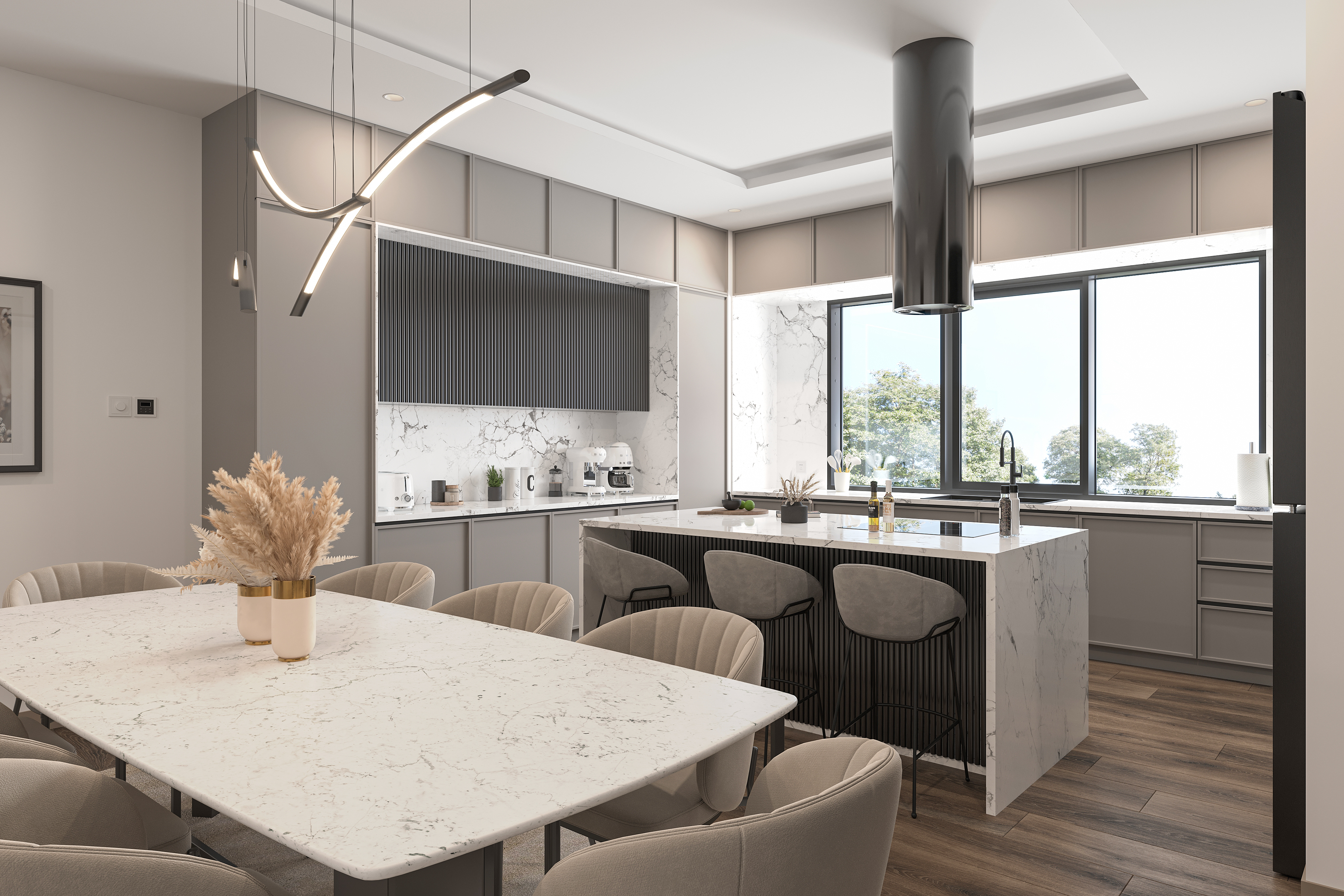 luxary Interior design with high quality renderings.